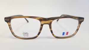 Saint Cliq Crefeil – męskie okulary vintage z nakładką przeciwsłoneczną 