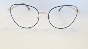 Oprawy damskie Me Gusta MG2059 – damskie okulary kocie oko, złoto-zielone 
