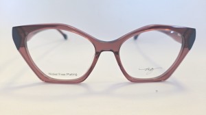 Me Gusta MG2106 - bordowe okulary damskie w kształcie kociego oka 