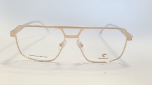 Carrera 1145 - złote męskie okulary korekcyjne aviator 