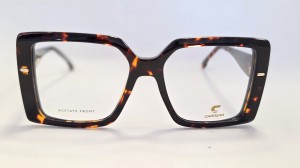 Carrera 3054 - damskie okulary korekcyjne w brązowym szylkrecie