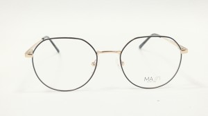 Massi CLASSIC 56 – damskie metalowe oprawki czarno-złote