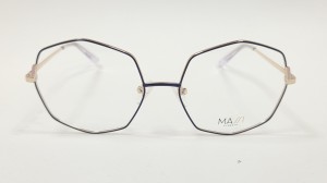 Massi MW233 – złoto-granatowe okulary damskie